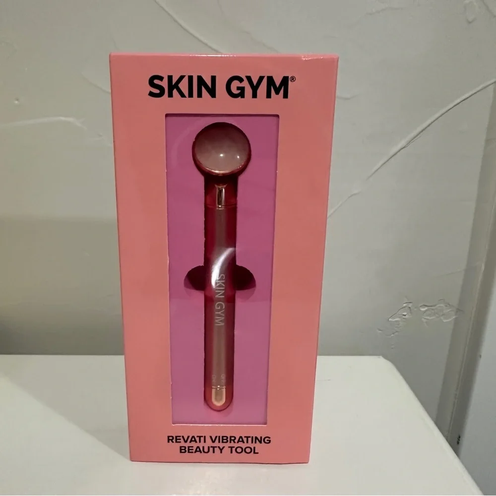 Skin‎ Gym Rose Quartz Revati Vibrating Beauty Tool - Pink